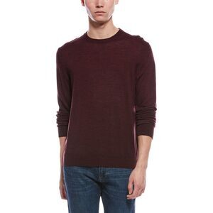 Bruno Magli Mens  Merino Wool Crewneck Sweater, Green